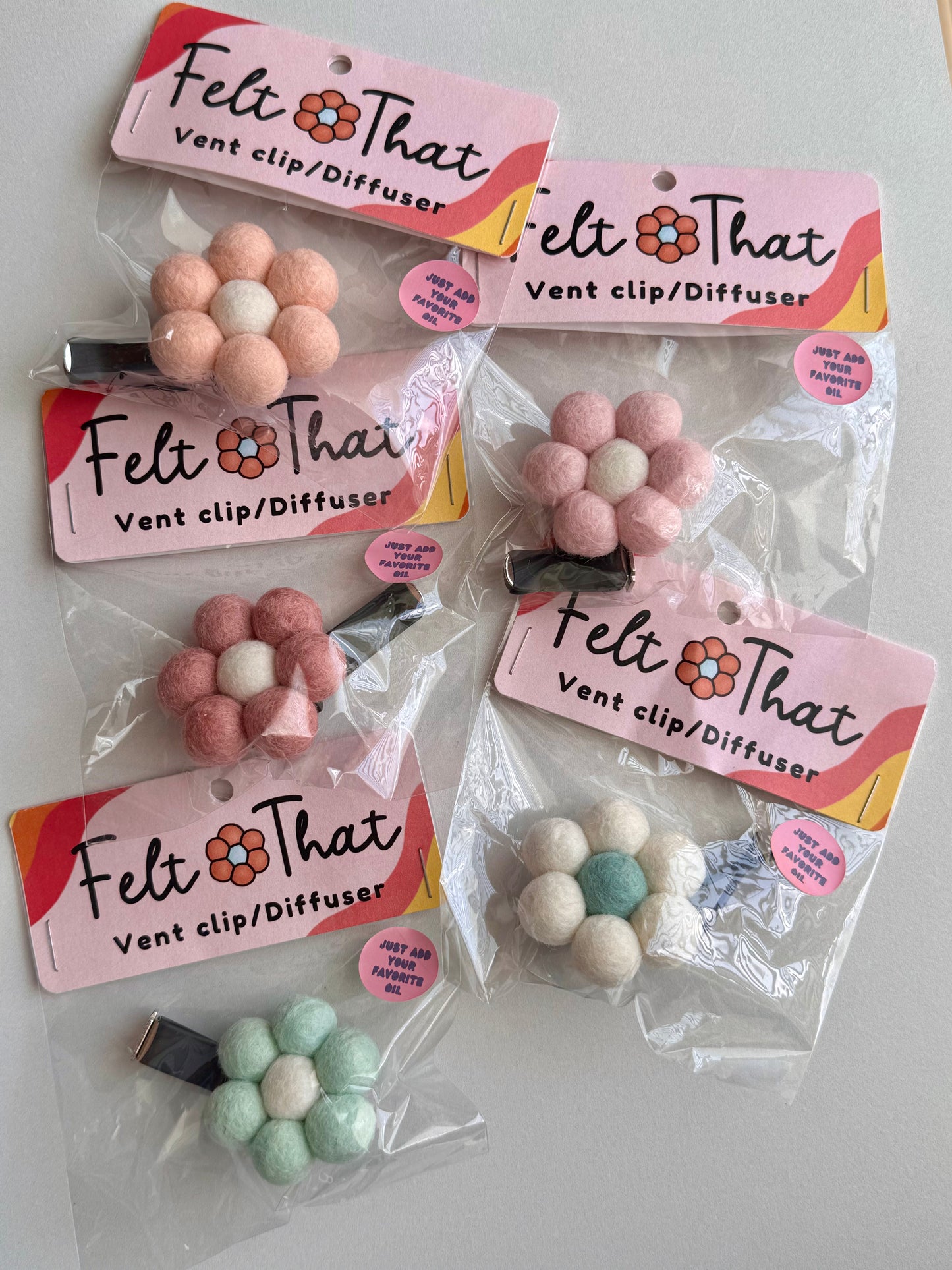 Mystery Flower Vent Clip