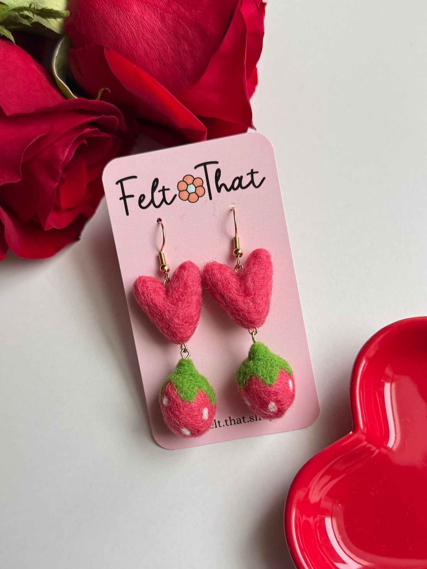 Mini Pink Heart Strawberries
