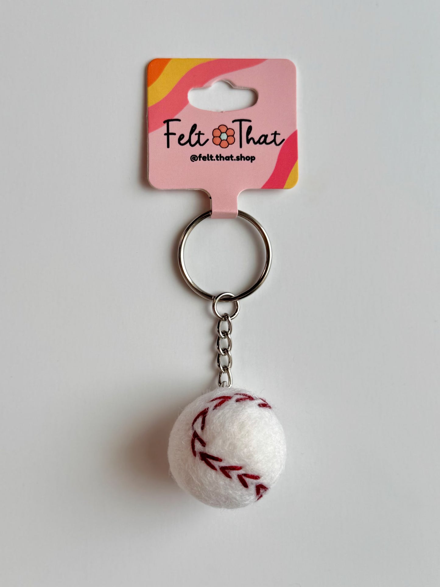 Baseball Keychain