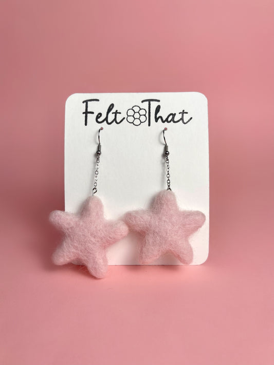 Pink Star Dangles