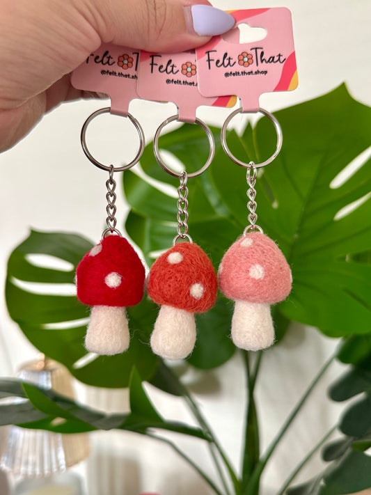 Mushroom Keychain