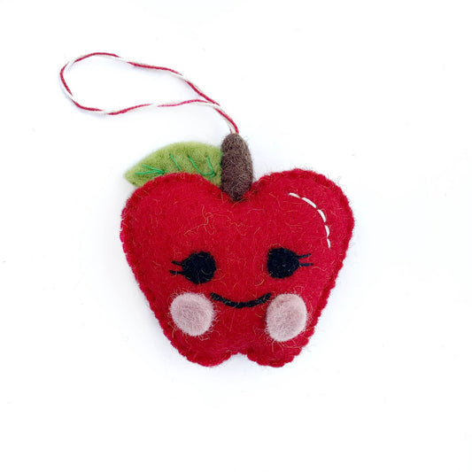 Happy Apple Ornament