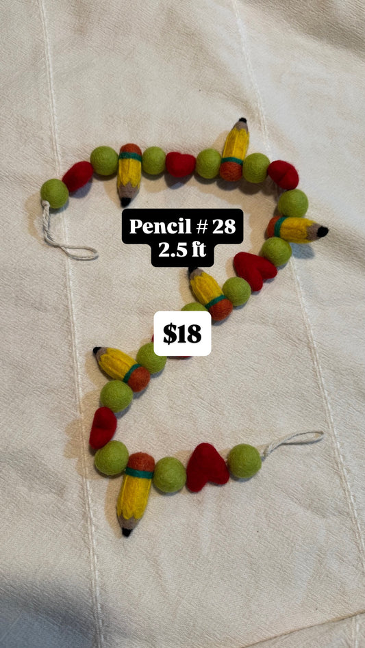 Pencil Garland #28