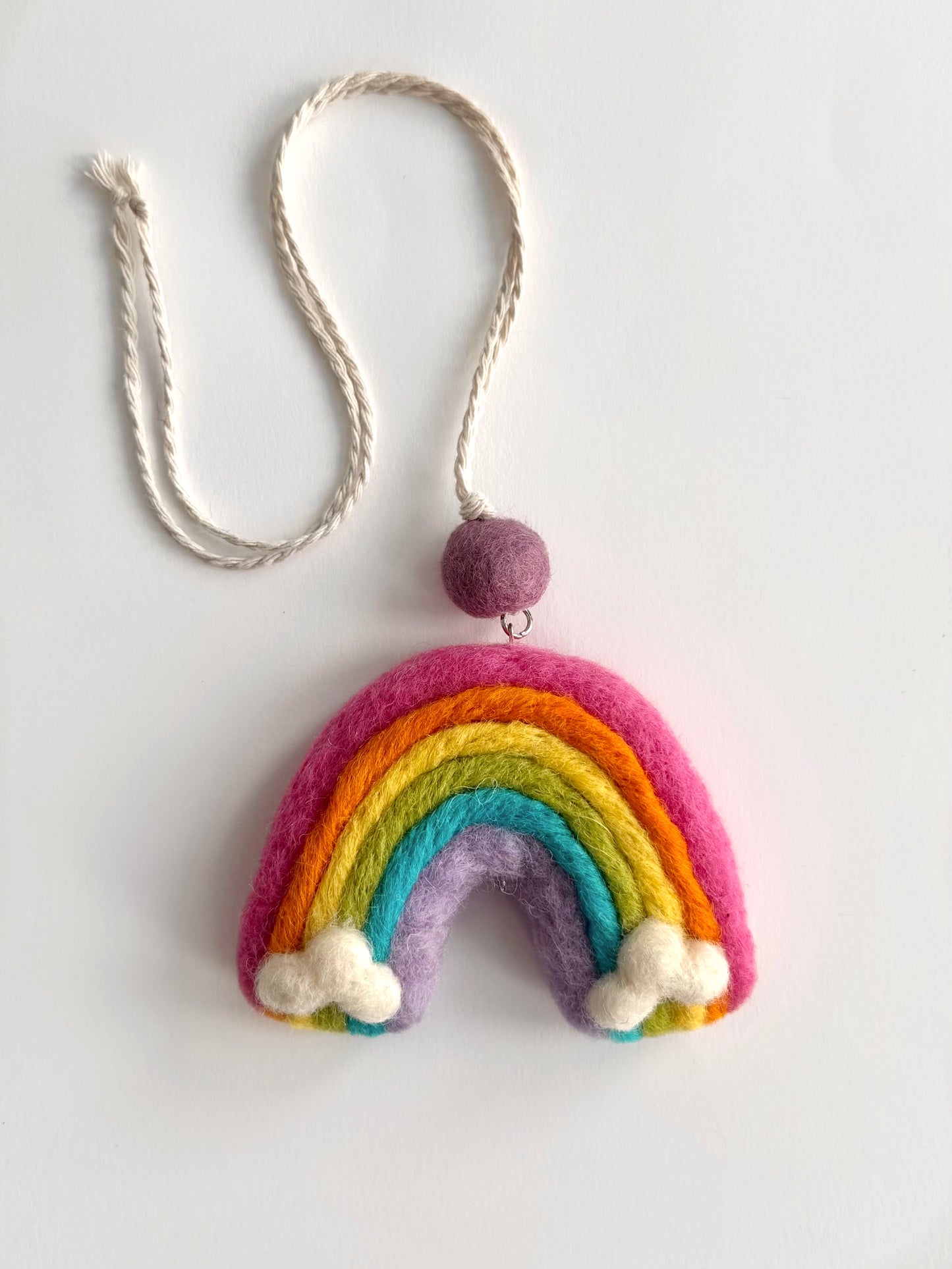 Large Rainbow Car Charm