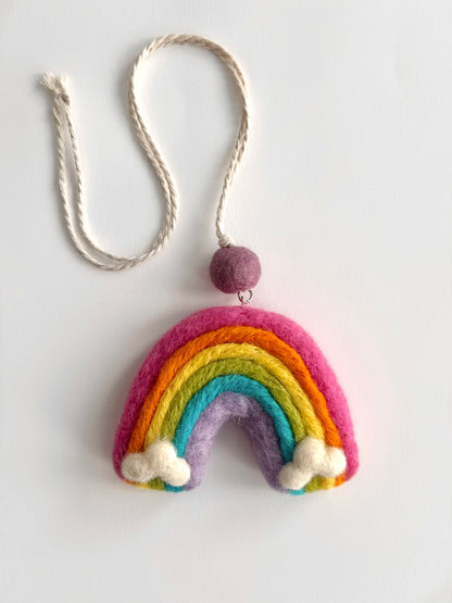Large Rainbow Car Charm