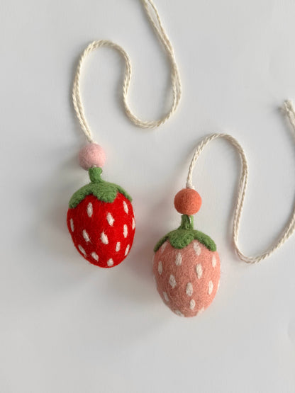 Strawberry Car Charm