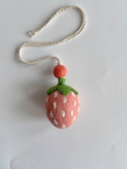 Strawberry Car Charm