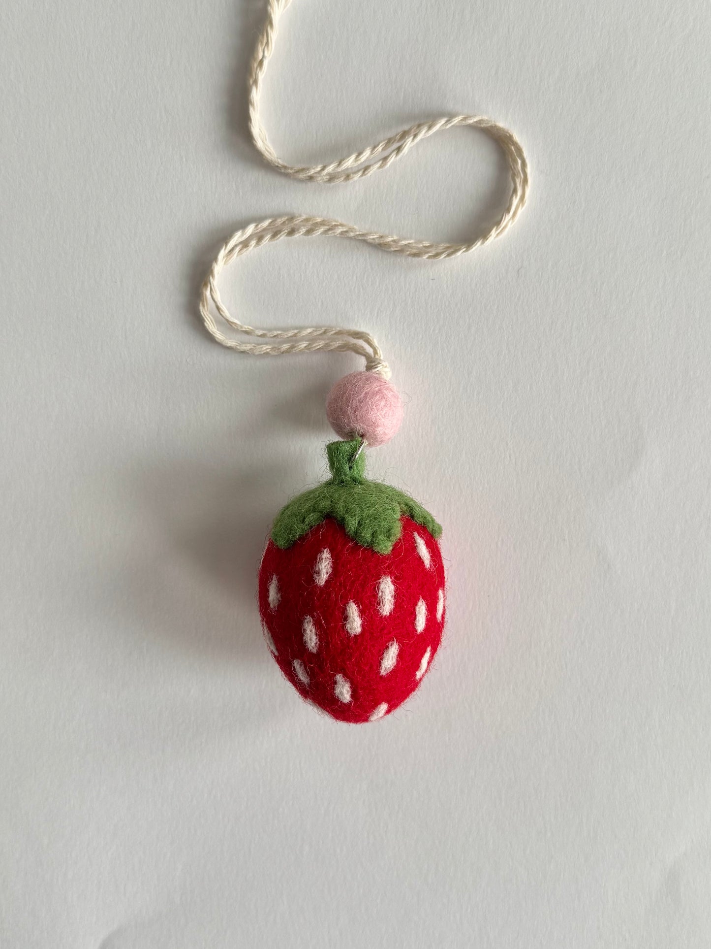 Strawberry Car Charm