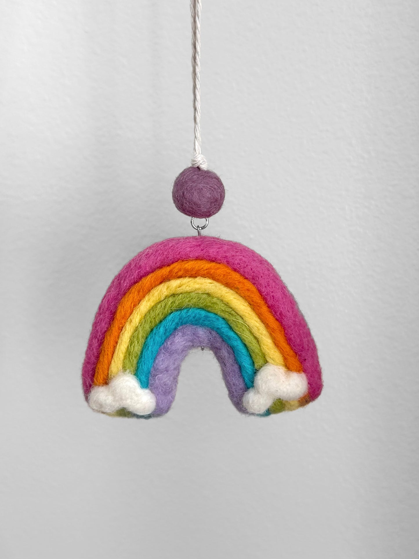 Large Rainbow Car Charm