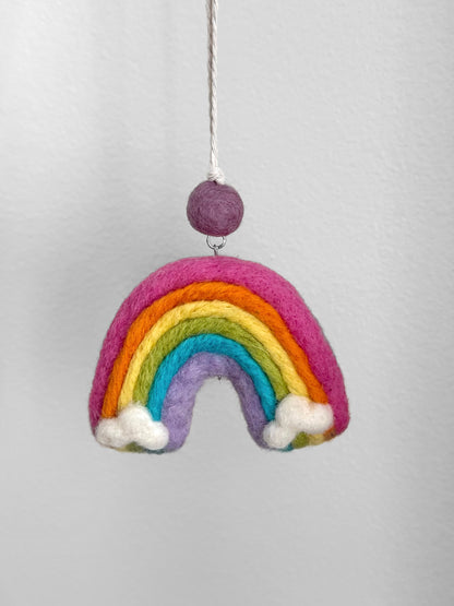Large Rainbow Car Charm