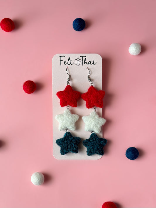 Patriotic Stacked Stars