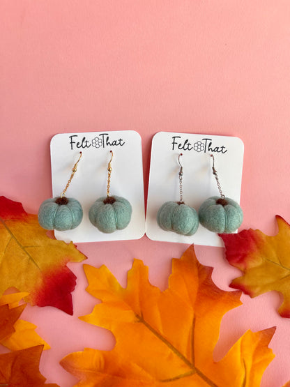 Blue Pumpkin Dangles