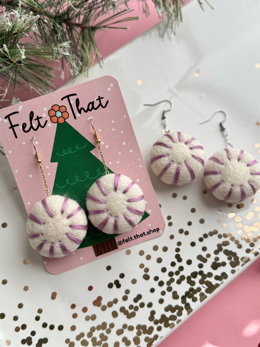 Medium Lilac Peppermint Dangles