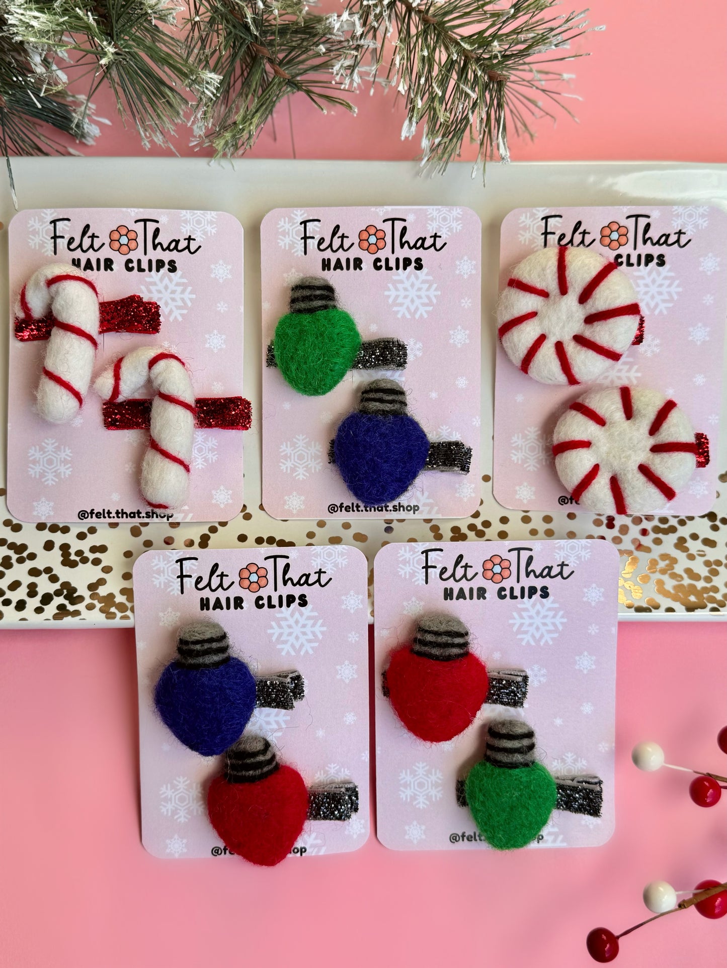Holiday Hairclips