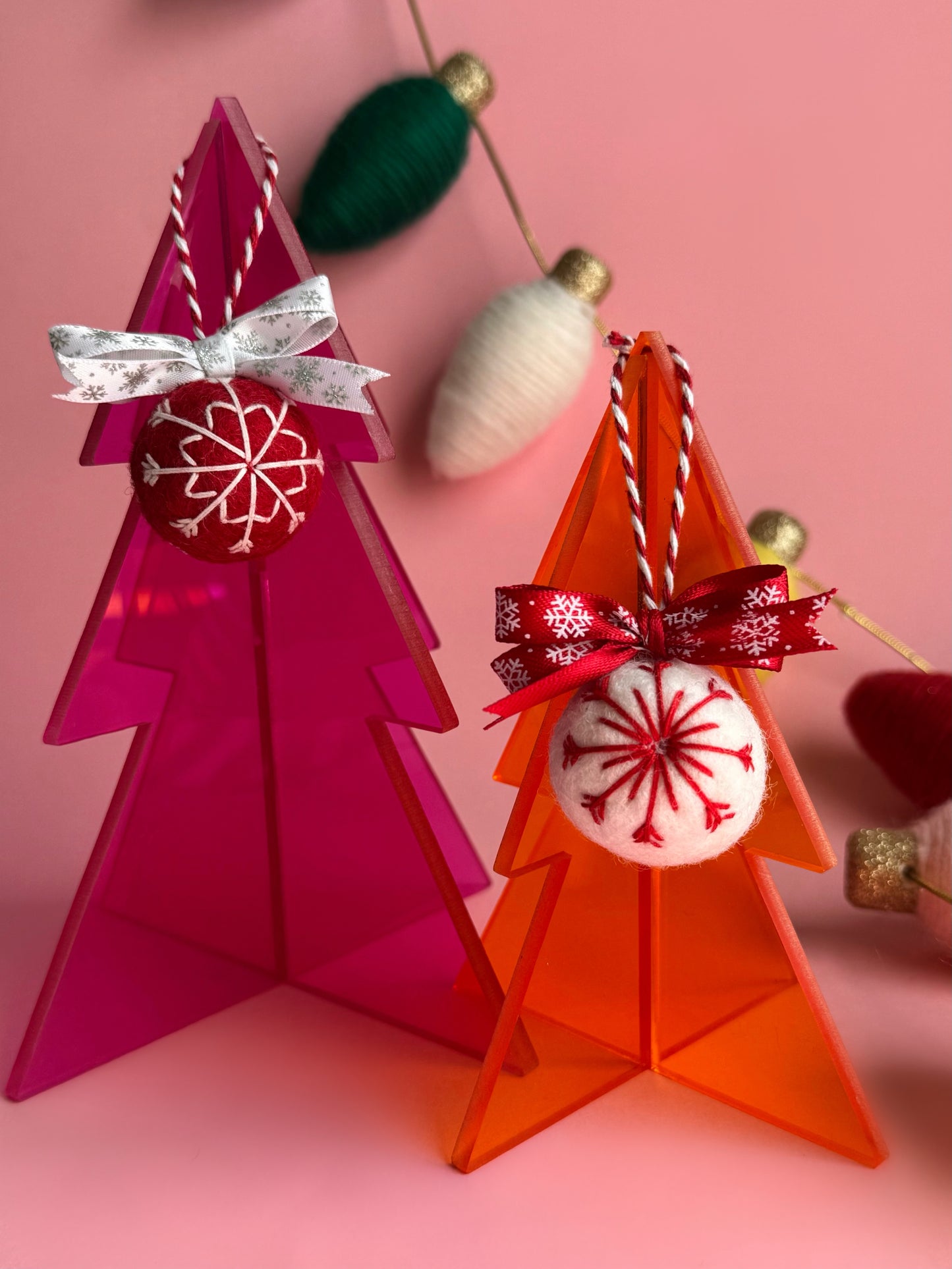 Snowflake Ball Ornament