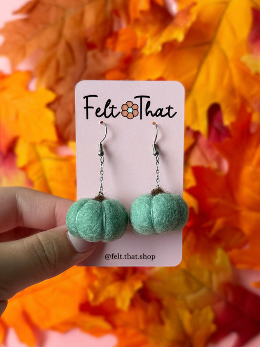 Blue Pumpkin Dangles